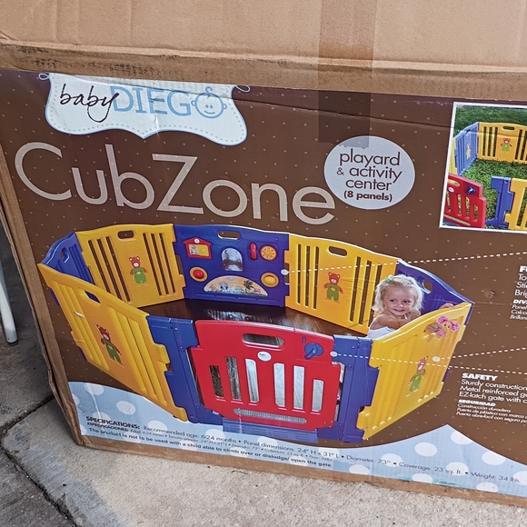Other - CubZone Playard & Activity Center - Multicolor